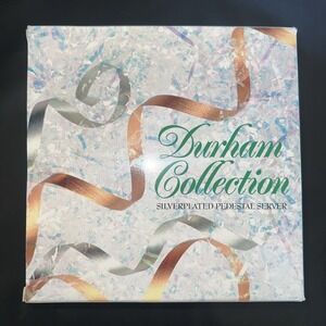 Vintage‎ Silverplated Pedestal Server by Durham Collection New